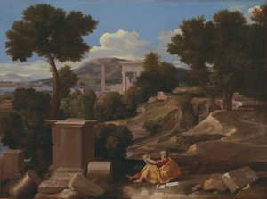 Landschaft mit Johannes auf Patmos